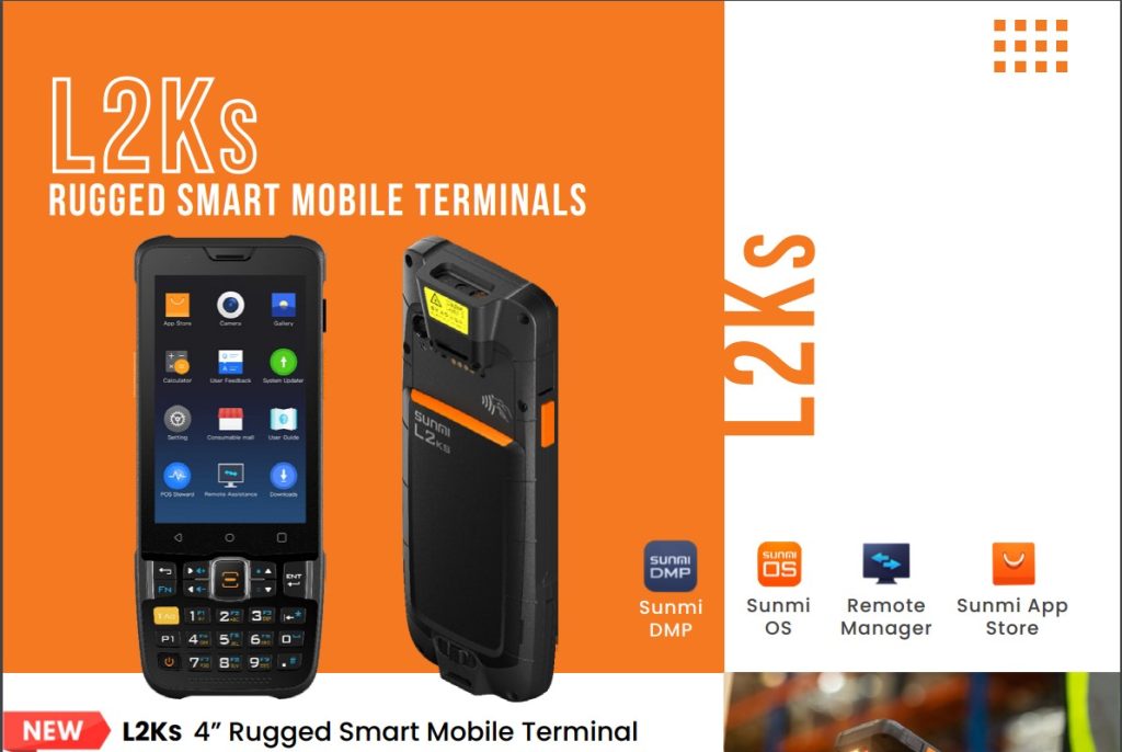 Sunmi L Ks Rugged Smart Mobile Terminal Smart Plus General Trading Llc